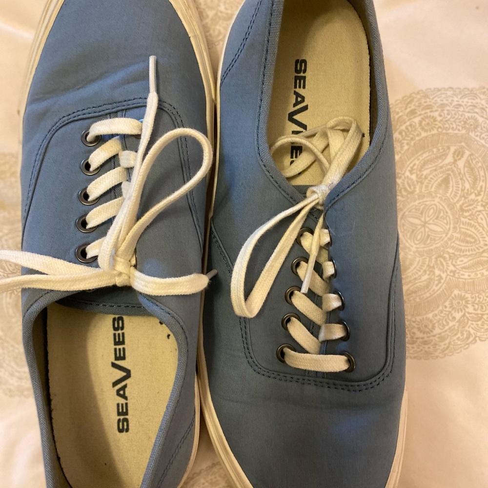 SeaVees Legend Sneaker in Blue and White